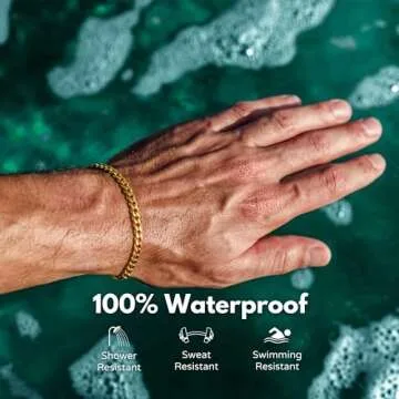 Stylish Galis Mens Bracelet Gold Plated Cuban Link Chain