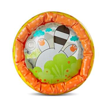 Infantino Jungle Peek & Roll - Inflatable Activity Toy for Babies