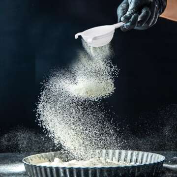 HIC Kitchen Double-Ear Fine Mesh Strainer, BPA Free, 3-Inch