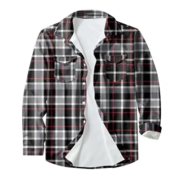 Men's Black Sequin Long Sleeve Shirt Fashion Comfort