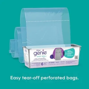 Litter Genie Easy Roll Pail for Odor Control Disposal