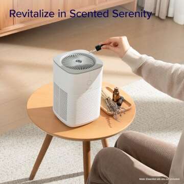 LEVOIT Air Purifier for Home Bedroom - Compact & Quiet