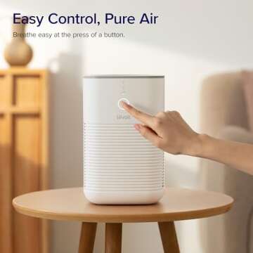 LEVOIT Air Purifier for Home Bedroom - Compact & Quiet