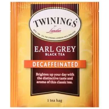 Twinings Decaf Earl Grey Tea Bags, 20 Count, Fresh Flavor