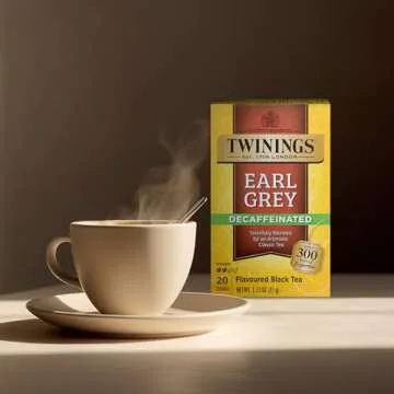 Twinings Decaf Earl Grey Tea Bags, 20 Count, Fresh Flavor