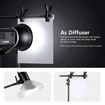 Neewer Photography Diffusion Paper Sheet 11.8x15.4 inches/30x39 Centimeters Light Diffuser Filter Rollable Durable Waterproof for Photo Studio Product Portrait Photography, Video Shooting etc