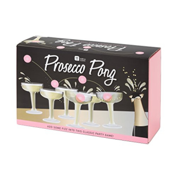 Talking Tables Prosecco Pong Drinking Party Game Includes Balls | Games for Bachelorette Party, Girl...