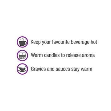 Salton SMW12BK Mug Warmer for Perfect Beverage Temperature