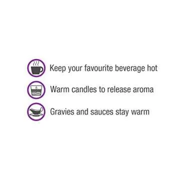 Salton SMW12BK Mug Warmer for Perfect Beverage Temperature