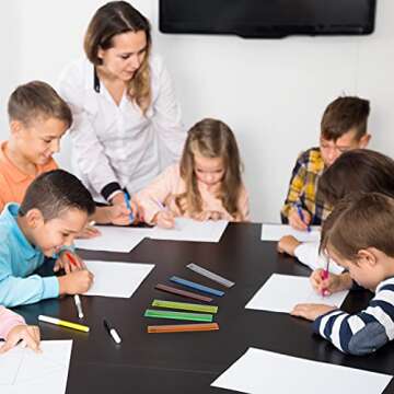 Mr. Pen-, 6 inch, 6 Pack, Assorted Colors. Clear, Rulers for School, with Inches and Centimeters for Kids, Plastic, Small