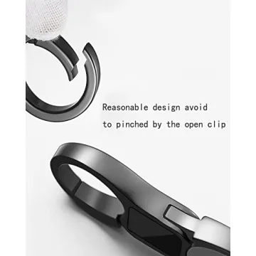 Durable Idakekiy Key Chain with Quick Release and Rings