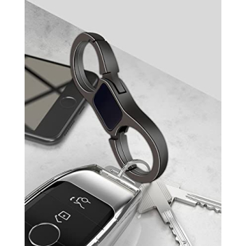 Durable Idakekiy Key Chain with Quick Release and Rings