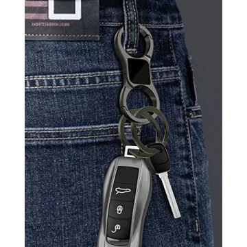 Durable Idakekiy Key Chain with Quick Release and Rings