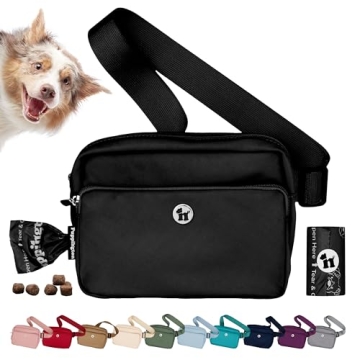 Puppington 3-in-1 Dog Walking Bag & Training Pouch - Onyx Black