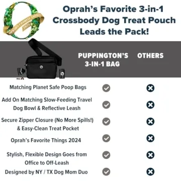 Puppington 3-in-1 Crossbody Dog Training Bag