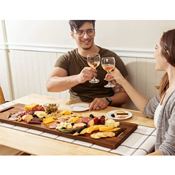 Large Acacia Serving Board for Entertaining and Hosting