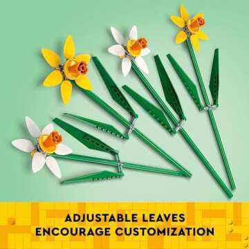 LEGO Daffodils - Creative Building Toy for All Ages