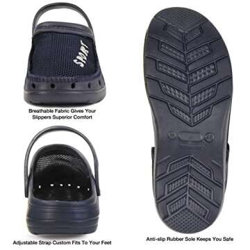 Roxoni Men’s Sport Clogs - Breathable & Comfortable Footwear