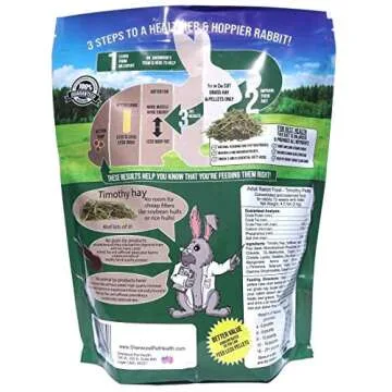 Sherwood Pet Health Adult Rabbit Food Timothy Hay Pellet 4.5 lbs. Hay-Based, Grain-Free, Soy-Free fo...