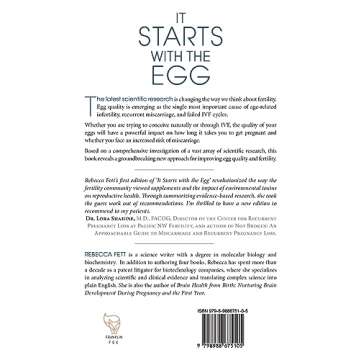 It Starts with the Egg: The Science of Egg Quality for Fertility, Miscarriage, and IVF (Third Edition)