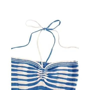 Stylish SweatyRocks Striped Halter Crop Top for Women