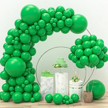 EAF Green Balloon Package 130PCS for Celebrations