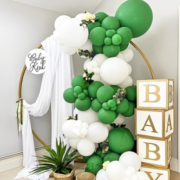 EAF Green Balloon Package 130PCS for Celebrations