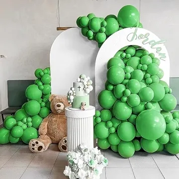 EAF Green Balloon Package 130PCS for Celebrations