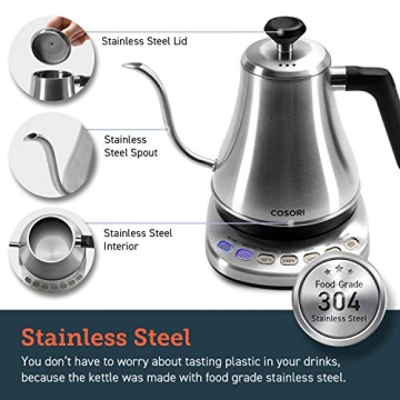 COSORI Gooseneck Electric Kettle for Perfect Brews