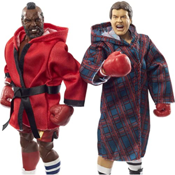WWE Mr. T vs Rowdy Piper Action Figures - 6-in Elite Set