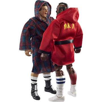 WWE Mr. T vs Rowdy Piper Action Figures - 6-in Elite Set