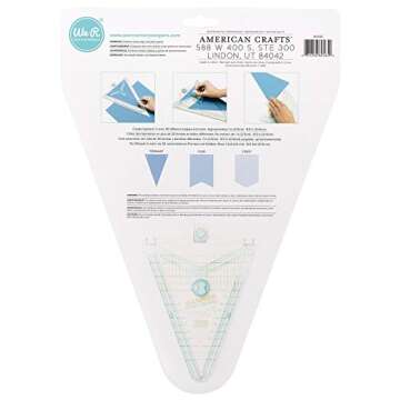 We R Memory Keepers Banner Punch Board, Create DIY Custom Banners, for Parties, Graduation, Holidays...