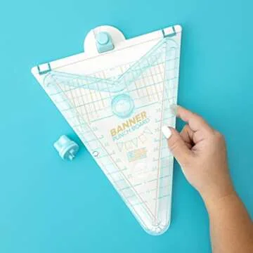 We R Memory Keepers Banner Punch Board, Create DIY Custom Banners, for Parties, Graduation, Holidays, Birthdays, and More, Scrapbooking, Card Making, Journaling