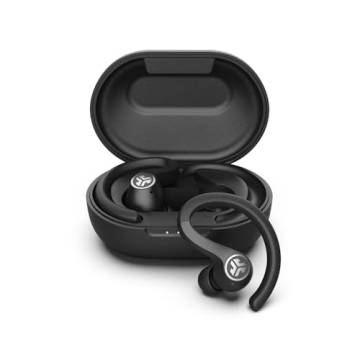 JLab JBuds Air Sport True Wireless Bluetooth Earbuds with Charging Case - IP66 Sweat Resistance