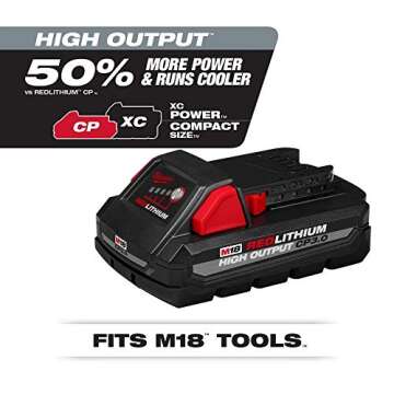Power Up Your Tools: Milwaukee 48-11-1837 M18 Lithium-Ion Battery Pack, 2-Pack