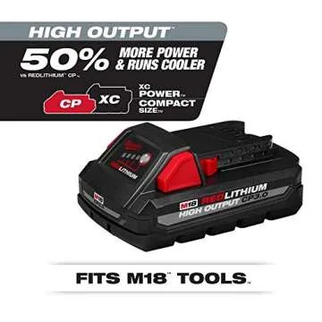 Power Up Your Tools: Milwaukee 48-11-1837 M18 Lithium-Ion Battery Pack, 2-Pack