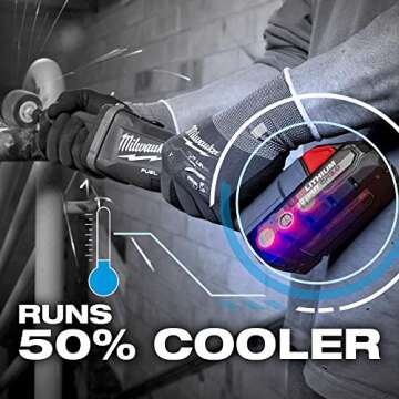 Milwaukee 48-11-1837 M18 18V High Output Lithium-Ion Battery