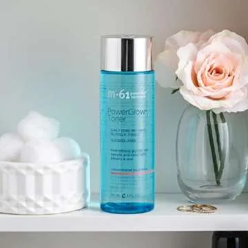 M-61 PowerGlow® Toner - Daily Pore Refining glycolic and salicylic Acid Toner with Bilberry & Aloe.