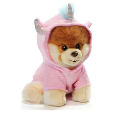 GUND Boo 9" Unicorn Dog Plush for Kids and Collectors