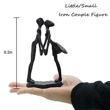 DreamsEden Iron Couple Sculpture - Romantic Gift for Any Occasion