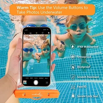 Rynapac Waterproof Phone Pouch IPX8 Certified for Outdoor Adventures