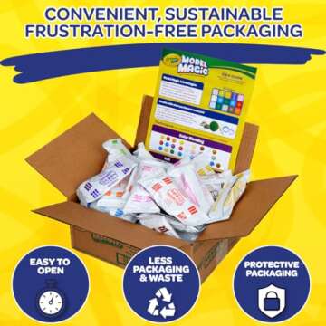 Crayola Model Magic (30pk), Bulk Modeling Clay Alternative, Air Dry, Kids Arts & Crafts, Classroom S...