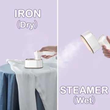 Compact Travel Steamer Iron for Effortless Garment Care