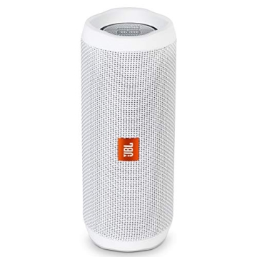 JBL Flip 4 Waterproof Bluetooth Speaker - White