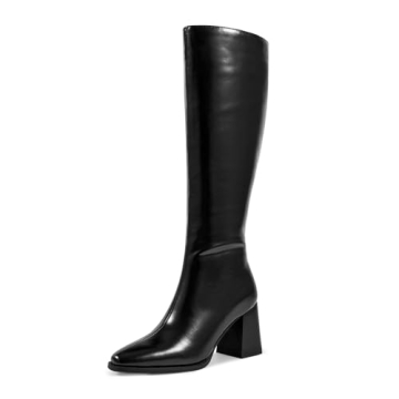 WETKISS Knee High Boots for Women - Chunky & Stylish All-Day Wear
