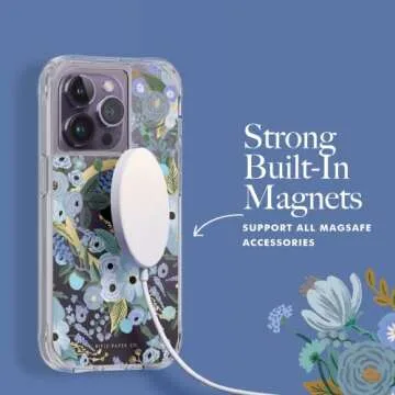 Stylish Rifle Paper Co. iPhone 14 Pro Case with 10FT Protection