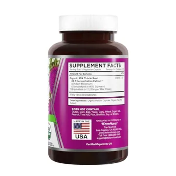 FarmHaven Organic Milk Thistle Capsules for Liver Health