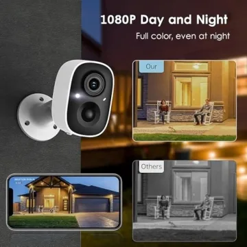 GMK Wireless Outdoor Security Camera 2K Night Vision