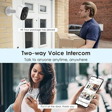 GMK Wireless Outdoor Security Camera 2K Night Vision