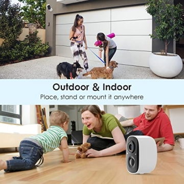 GMK Wireless Outdoor Security Camera 2K Night Vision